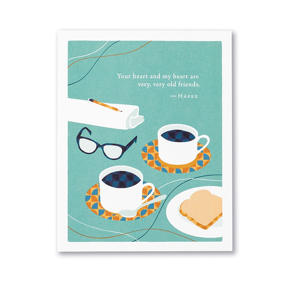 Positively Green, Greeting Card - Friendship, Gifts, Your Heart and My, 365454